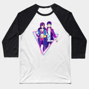 zom 100 - Akira and Shizuka Baseball T-Shirt